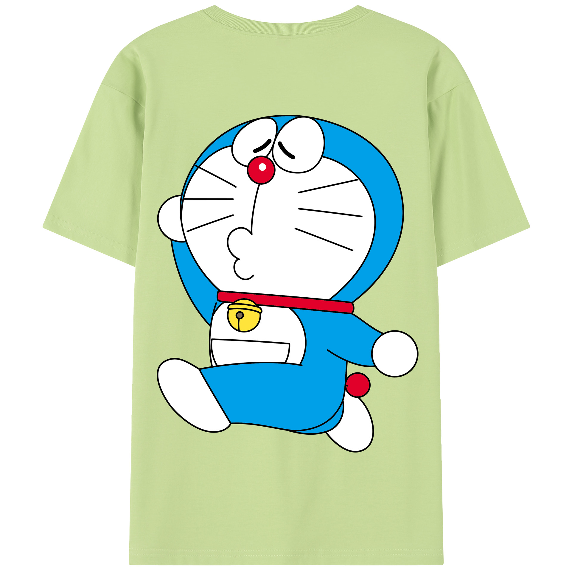 （画像用） ドラえもん Doraemon 綿100％半袖Tシャツ（背面プリント）